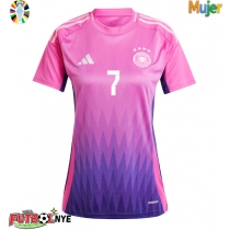 Camiseta Alemania Kai Havertz #7 Visitante Equipación para mujer Eurocopa 2024 manga corta